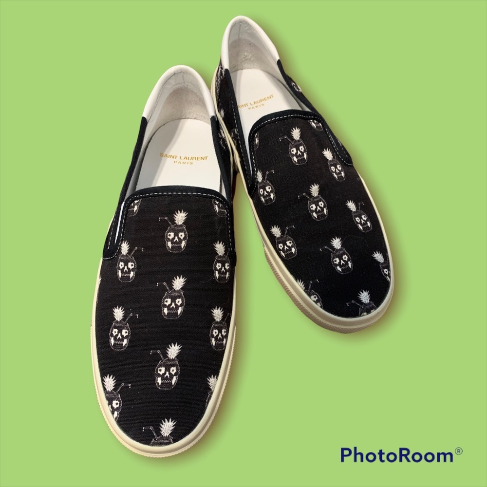 Authentic Saint Laurent slides